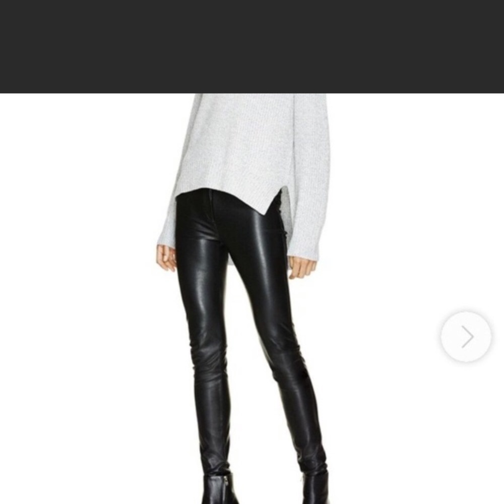 Aritzia Wilfred Rebelle Vegan Leather Leggings #15